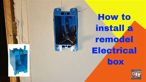 how sturdy are remodel electrical boxes|existing construction electrical box.